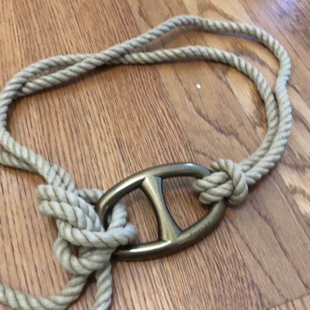 Set of 3 rope and raffia belts
